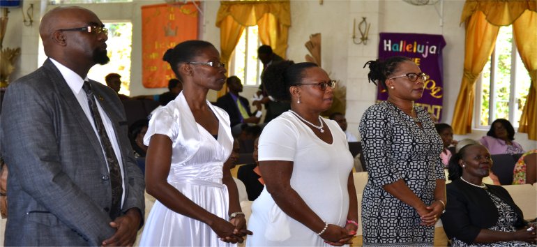 Mount Zion's Missions Inc Barbados Foursquare Church founded by Apostle Lucille Baird baptism service 2018