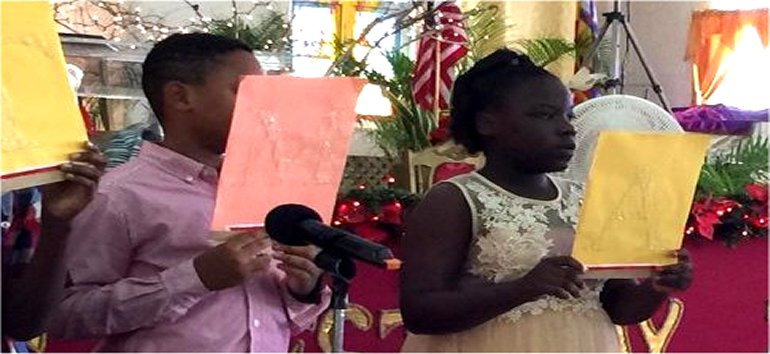 Mount Zion's Missions Inc Barbados Foursquare Church Children's  Christmas Programme Acrostic CHRISTMAS