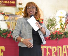 Mount Zion’s Missions Senior Pastor Apostle Dr Lucille Baird