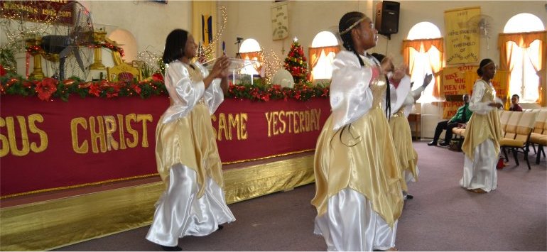 Mount Zion's Missions Inc Barbados Foursquare Church Children's Christmas Programme Dance Ministry