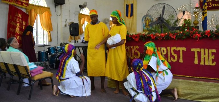 Mount Zion's Missions Inc Barbados Foursquare Church Children's Christmas Programme Dramatization