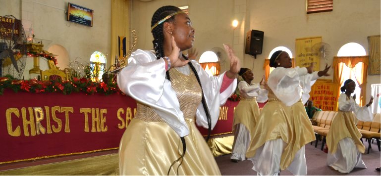 Mount Zion's Missions Inc Barbados Foursquare Church Children's Christmas Programme Dance Ministry