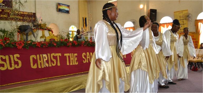 Mount Zion's Missions Inc Barbados Foursquare Church Children's Christmas Programme Dance Ministry