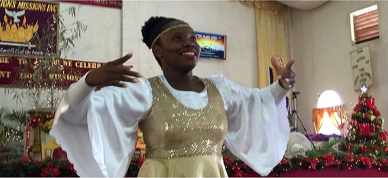 Mount Zion's Missions Inc Barbados Foursquare Church Children's Christmas Programme Dance Ministry