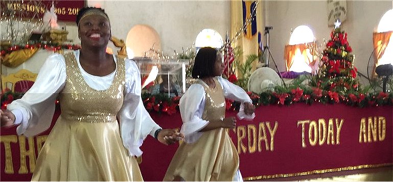 Mount Zion's Missions Inc Barbados Foursquare Church Children's Christmas Programme Dance Ministry