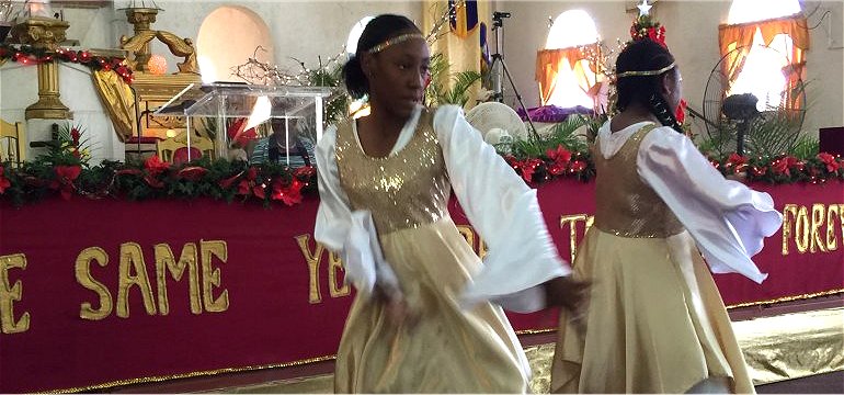 Mount Zion's Missions Inc Barbados Foursquare Church Children's Christmas Programme Dance Ministry