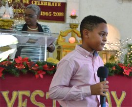 Mount Zion’s Missions Children's Christmas Programme 2018