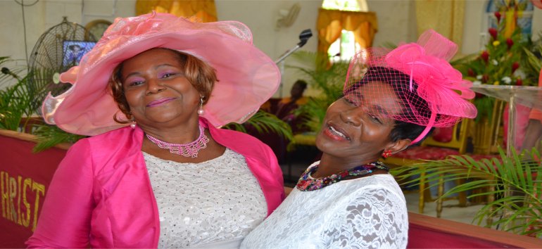 Mount Zion's Mission Foursquare Barbados Church celebrates Hat Sunday at the end of Women's Month