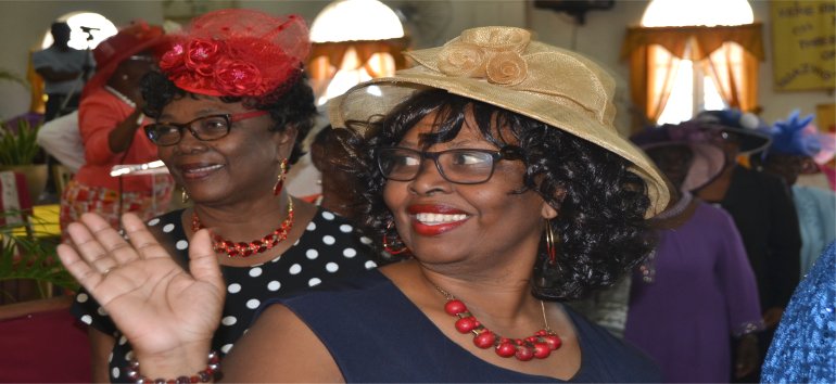 Mount Zion's Mission Foursquare Barbados Church celebrates Hat Sunday at the end of Women's Month