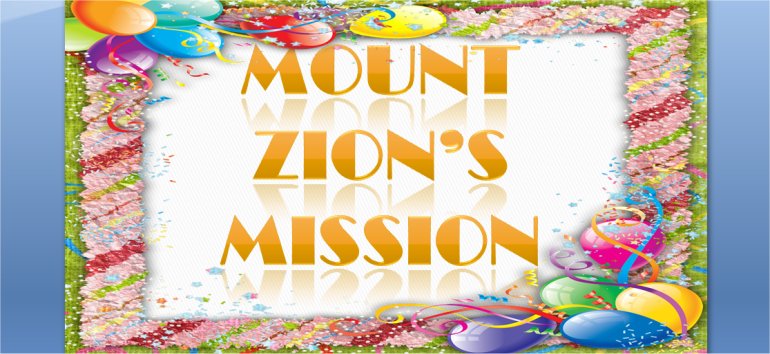 Mount Zion's Missions Inc Barbados 
        Foursquare Church April 5th 2020 message