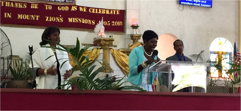 Mount Zion's Missions Inc Barbados Foursquare Church January 20th Pastor Sonya Henry message