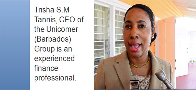 Mount Zion's Missions Inc Barbados 
        Foursquare Church honors Mrs Trisha Trust the new leader of the Barbados Chamber of Commerce & Industry