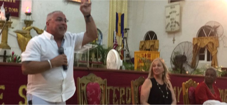 Kristina Hosch and Eddie Torres minister at Mount Zion's Missions Inc Barbados Foursquare Church Kingdom Finances