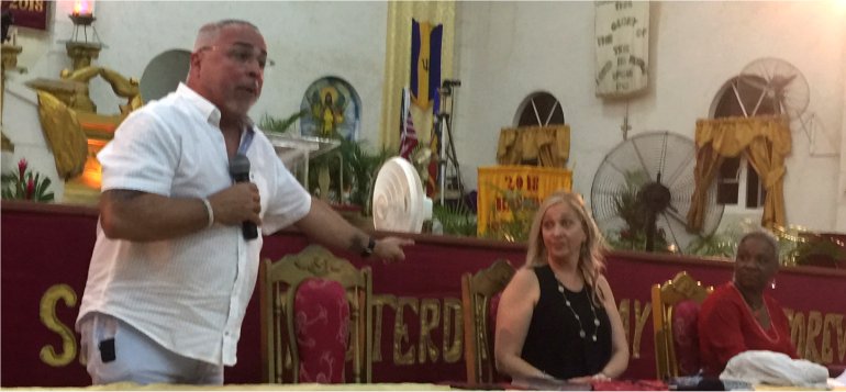 Kristina Hosch and Eddie Torres minister at Mount Zion's Missions Inc Barbados Foursquare Church Kingdom Finances