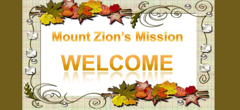 Mount Zion's Missions Inc Barbados Foursquare Church November Sermon notes