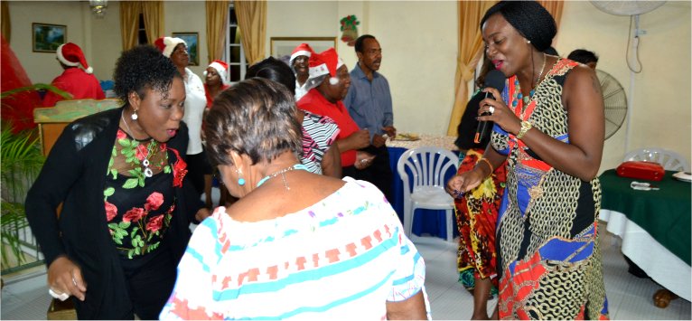 Mount Zion's Missions Inc Barbados Foursquare Church  Silver Chords Christmas Party Time