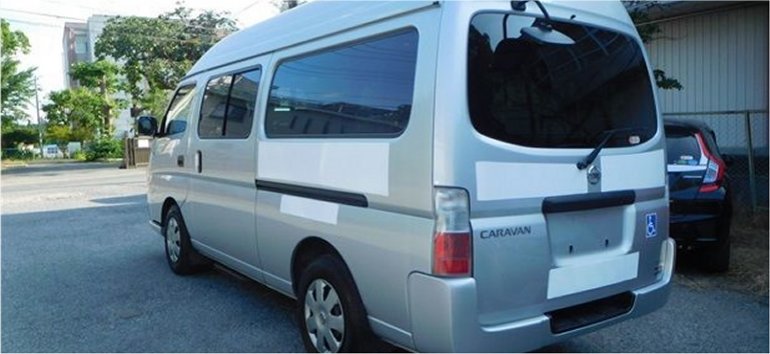 Mount Zion's Missions Inc Barbados Foursquare Church has a lovely Nissan Caravan 14 seater bus