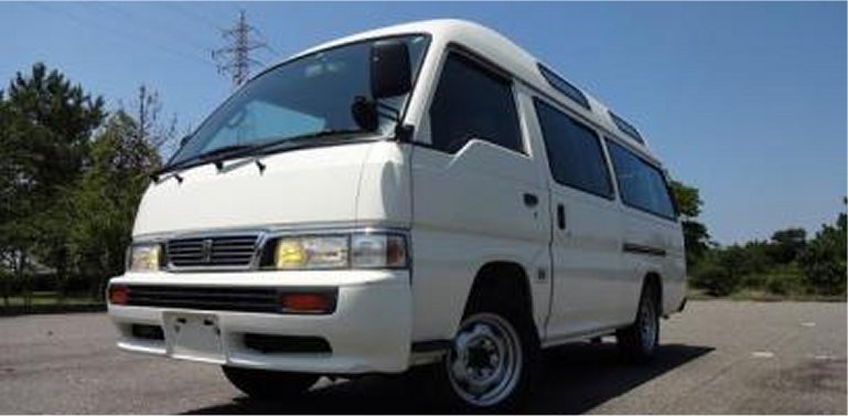 Mount Zion's Missions Inc Barbados Foursquare Church has a lovely Nissan Caravan 14 seater bus