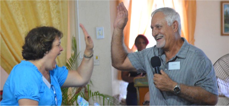 Professor Gary Matsdorf visits Mount Zion's Missions Inc Barbados Foursquare Church hosts Foursquare Regional Training day 3