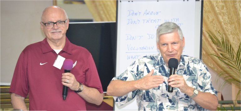 Professor Gary Matsdorf visits Mount Zion's Missions Inc Barbados Foursquare Church hosts Foursquare Regional Training day 3