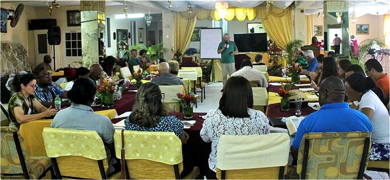 Mount Zion's Missions Inc Barbados Foursquare Church hosts Foursquare Regional Training with Caribbean Foursquare Missionary Rev Dave Stone