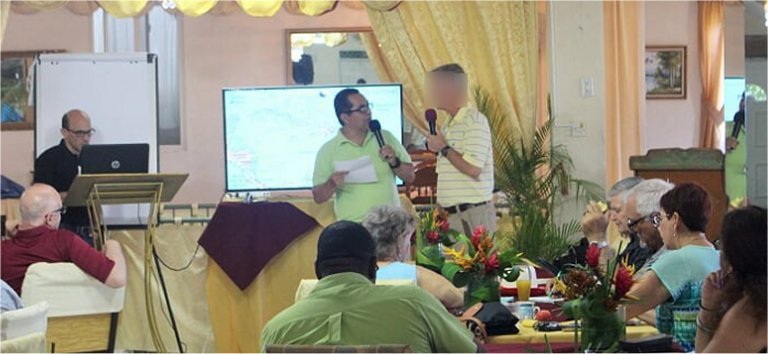 Foursquare Regional Training Conference 2018 main speaker Foursquare Area Missionary to the Caribbean Rev Dave Stone Day 2