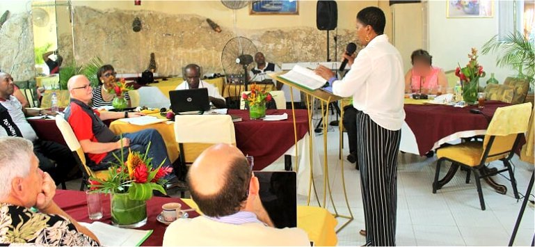 Professor Gary Matsdorf visits Mount Zion's Missions Inc Barbados Foursquare Church hosts Foursquare Regional Training day 3