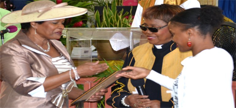 Governor General of Barbados visits Mount Zions Mission hosted by Apostle Dr Lucille Baird