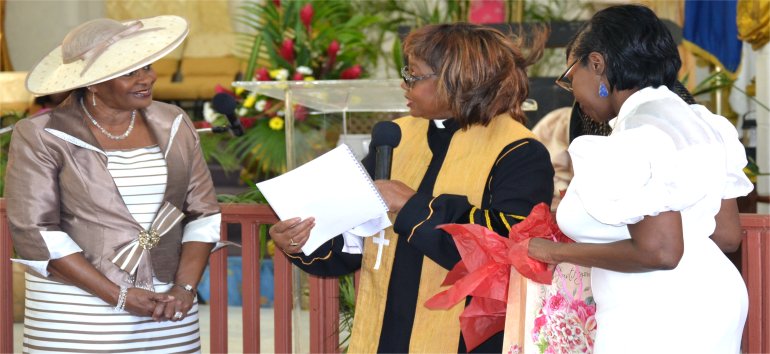 Governor General of Barbados visits Mount Zions Mission hosted by Apostle Dr Lucille Baird