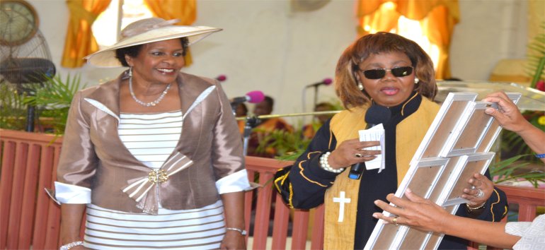 Governor General of Barbados Madame Justice Dame Sandra Prunella Mason visits Mount Zions Mission