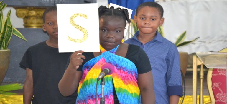 Governor General of Barbados Madame Justice Dame Sandra Prunella Mason visits Mount Zions Mission childrens honour her