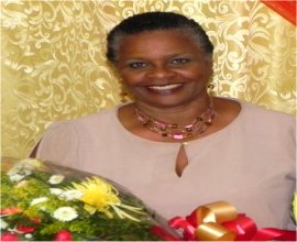 Madame Justice Dame Sandra Prunella Mason QC new Governor General of Barbados presenting awards at the Ruth and Esther dinner 2017