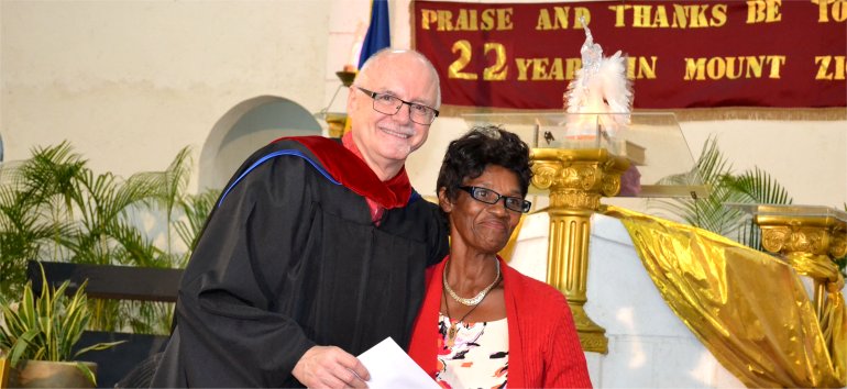 Mount Zion's Missions Inc Barbados Foursquare Church founded by Apostle Lucille Baird launches the Mount Zion Training Institute