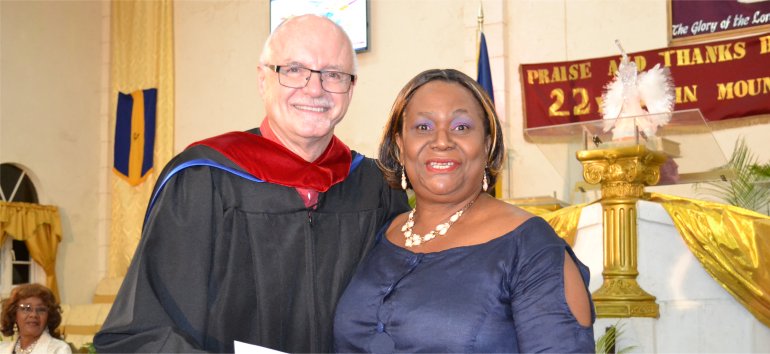 Mount Zion's Missions Inc Barbados Foursquare Church Bible Institute graduation