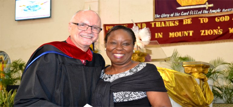 Mount Zion's Missions Inc Barbados Foursquare Church Deacons Graduation from Bible Institute