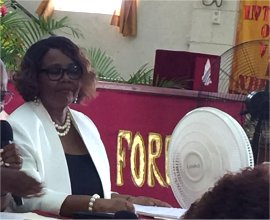 Mount Zion's Missions Inc Barbados Foursquare Church Annual Convention Tuesday womens forum Apostle Dr Lucille Baird 2019