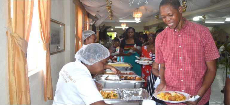 Mount Zion's Missions Inc Barbados Foursquare Church Prayer Breakfast in the Great Hall