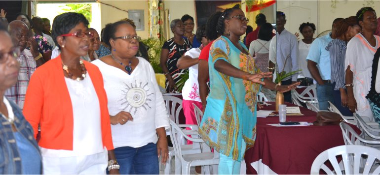 Intercession at MZM's Prayer Breakfast Main Speaker Apostle Dr Lucille Baird