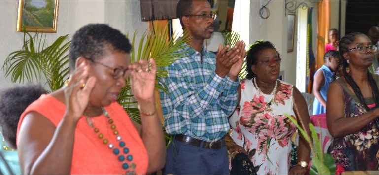 Intercession at MZM's Prayer Breakfast Main Speaker Apostle Dr Lucille Baird