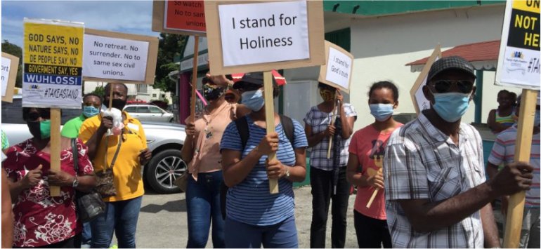 Mount Zion's Missions Inc Barbados Foursquare Church Mount Zion's Missions Inc Barbados Foursquare Church marches against legalization of same sex unions in Barbados