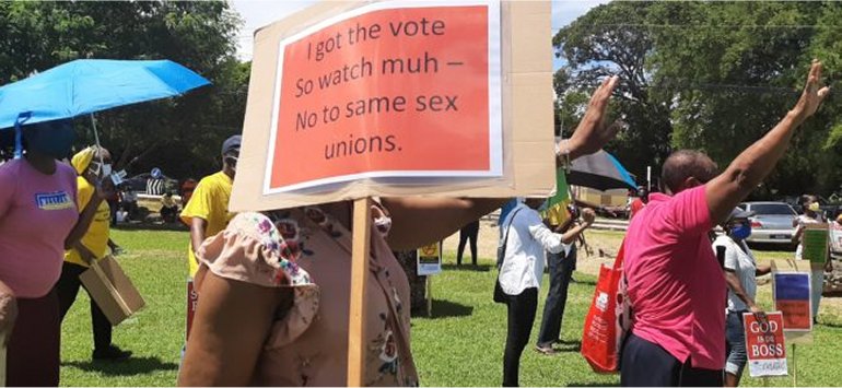 Mount Zion's Missions Inc Barbados Foursquare Church Mount Zion's Missions Inc Barbados Foursquare Church marches against legalization of same sex unions in Barbados