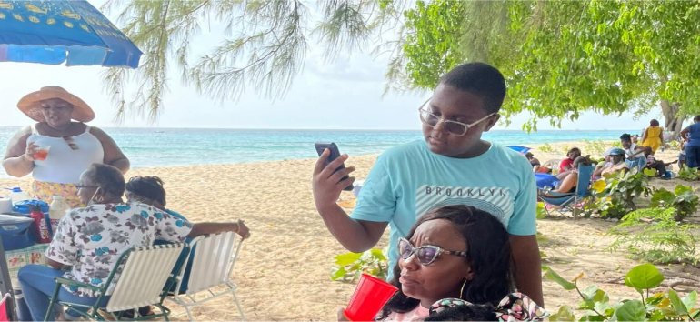 Mount Zion's Missions Inc Barbados Foursquare Church beach fun day