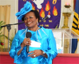 The President of the Republic of Barbados visits Mount Zion's Missions Barbados Foursquare Church