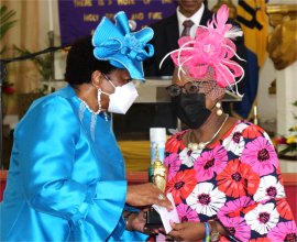 The President of Barbados visits Mount Zion's Missions Barbados Foursquare church for Hat Sunday 2022