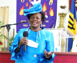 The President of Barbados visits Mount Zion's Missions Barbados Foursquare church for Hat Sunday 2022