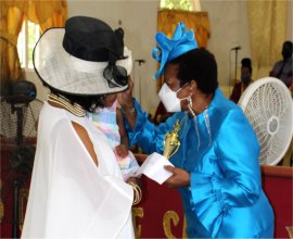 The President of Barbados visits Mount Zion's Missions Barbados Foursquare church for Hat Sunday 2022