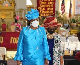 The President of Barbados visits Mount Zion's Missions Barbados Foursquare church for Hat Sunday 2022