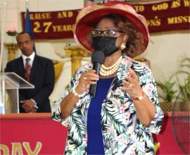 The President of Barbados visits Mount Zion's Missions Barbados Foursquare church for Hat Sunday 2022