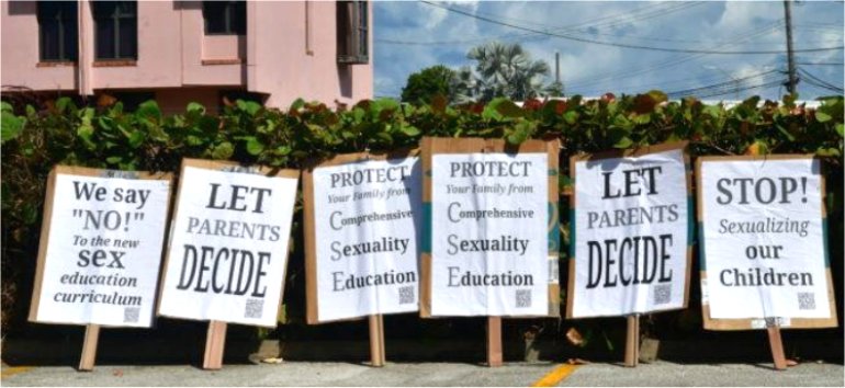 Protest March against IDB survey October 2022 Bridgetown Barbados