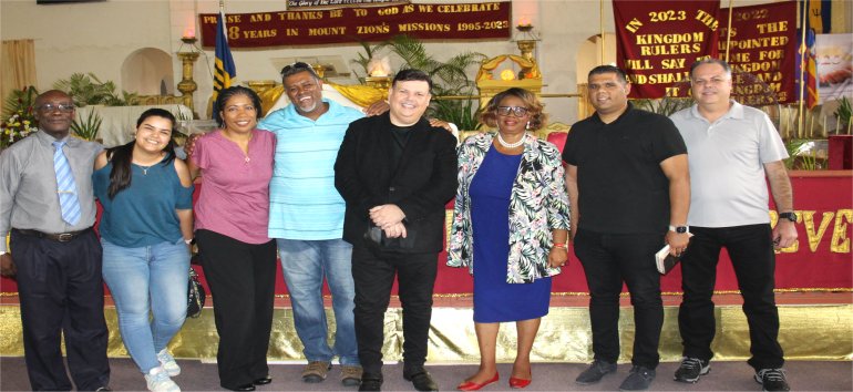 Mount Zion's Missions Inc Barbados Foursquare Church hosts Pastor Enrique Villalba 2023